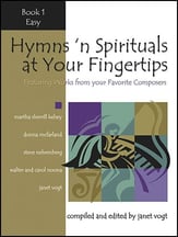 Hymns 'n Spirituals at Your Fingertips piano sheet music cover